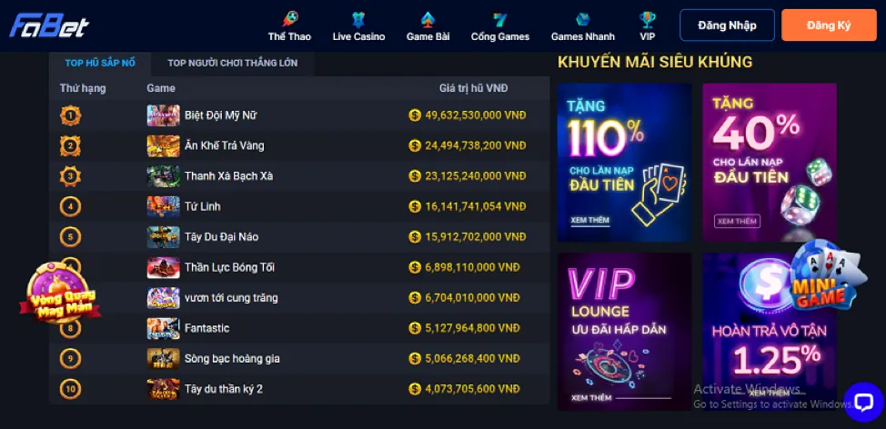 Bước 3: Cài đặt ứng dụng và bắt đầu chơi vm88 app